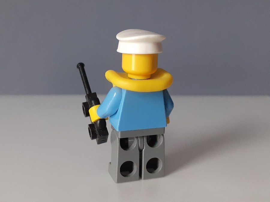 Lego City Båtkapten Sjöman figur minifigur gubbe