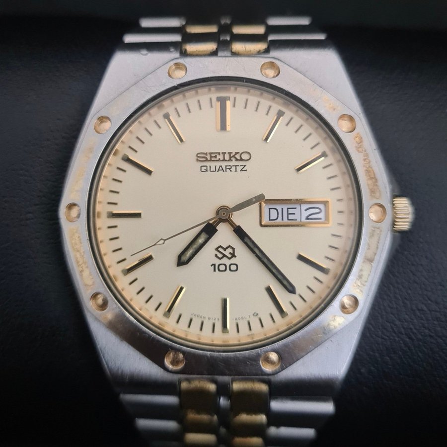 SEIKO SQ HERR KLOCKA DAY DATE