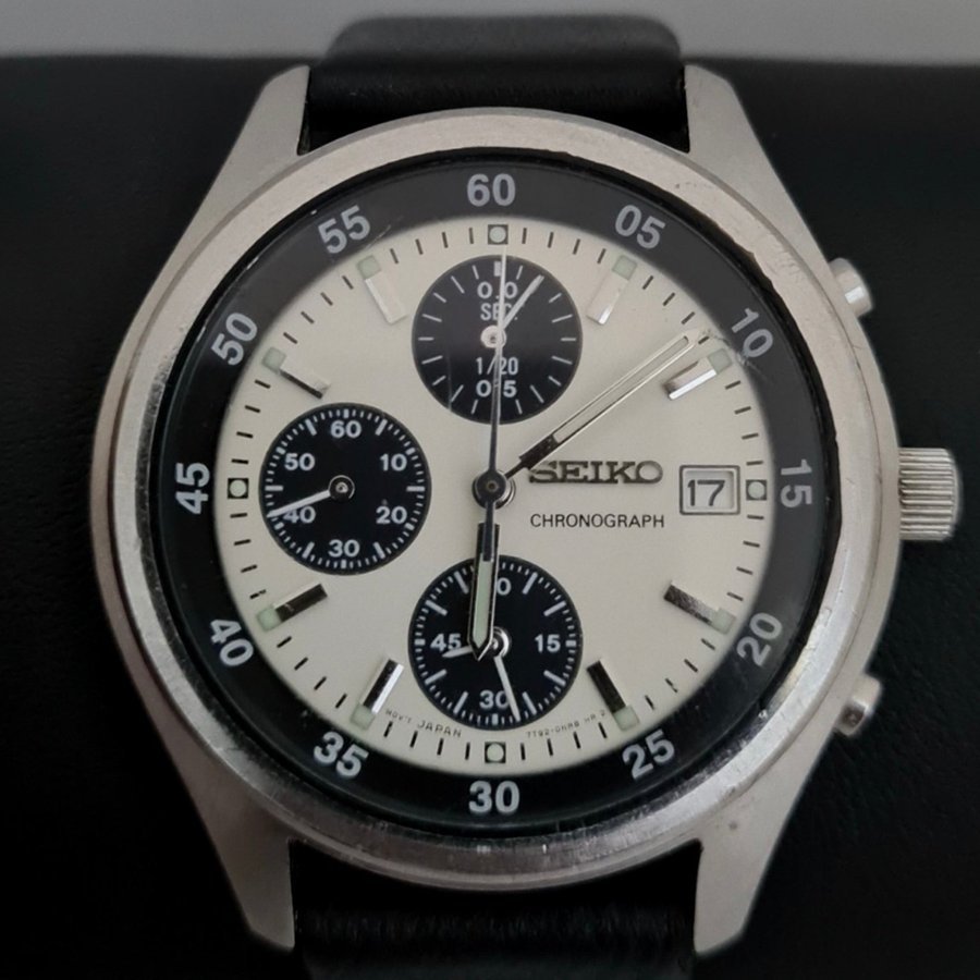 Seiko chronograph herrur  panda