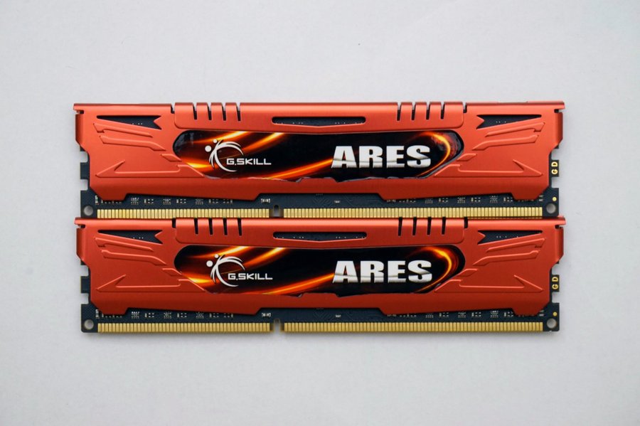 16GB (2x8GB) DDR3-1600 MHz GSkill Ares F3-1600C9D-16GAR 1600MHz