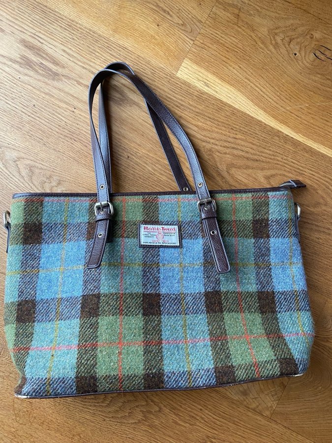 Harris Tweed  Glen Appin of Scotland / väska i tweed ull