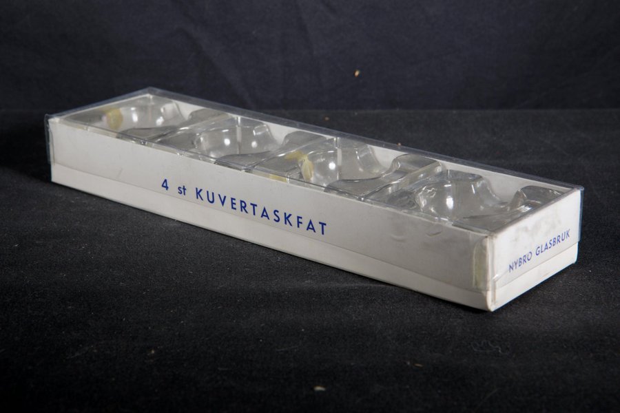 KUVERTASKFAT 4st AB Nybro Glasbruk Sture Ljungdahl