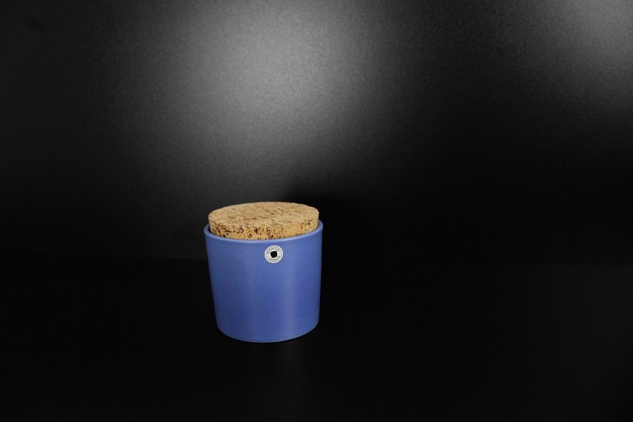 Höganäs Keramik | Burk med Korklock | Himmelsblå / Dawn Blue