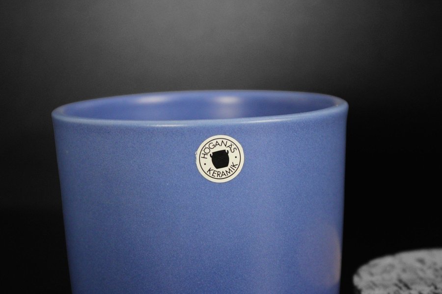 Höganäs Keramik | Burk med Korklock | Himmelsblå / Dawn Blue