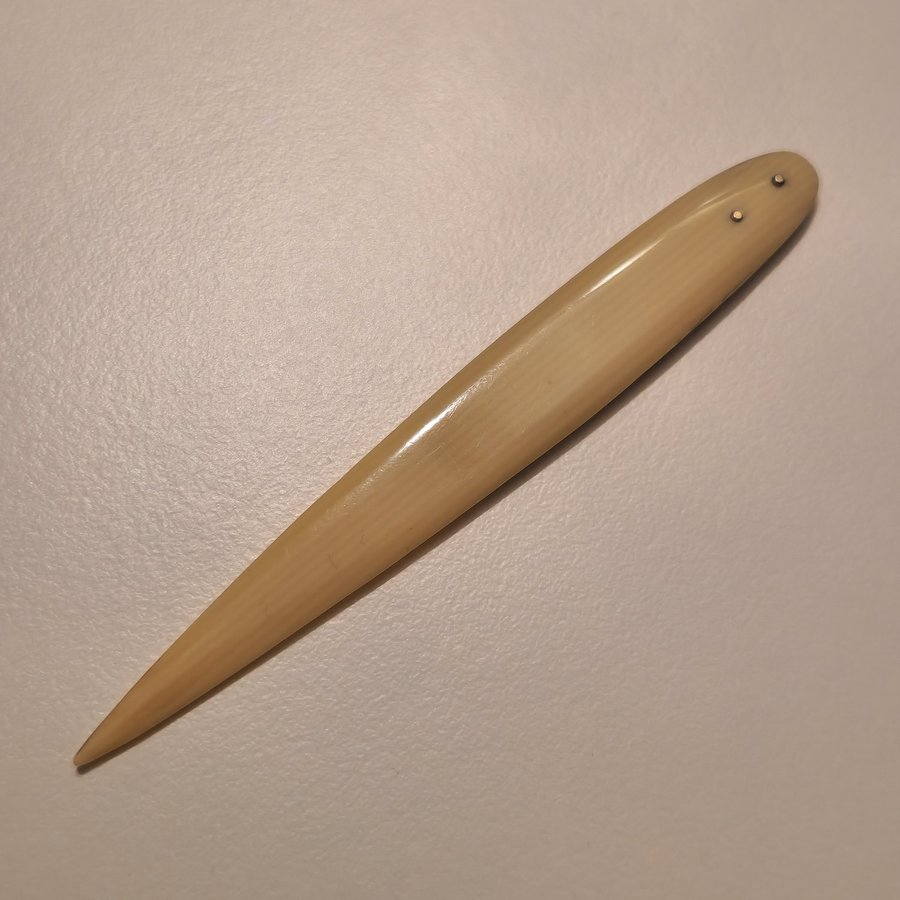 Small Unique Vintage Pear-shaped Bone Folder Bookbinding Tool