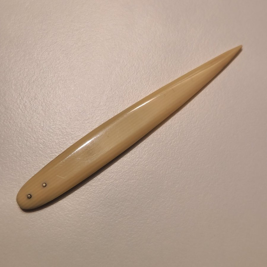 Small Unique Vintage Pear-shaped Bone Folder Bookbinding Tool