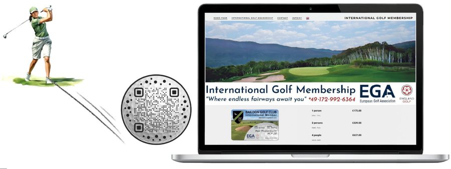 2 x Internationellt golfmedlemskap och officiellt golf handicap Golf Membership