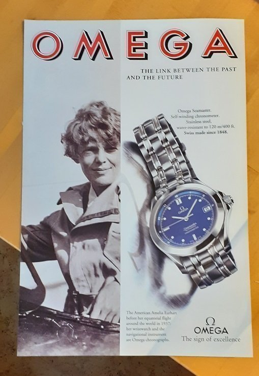 Omega seamaster USA tidnings annons från 1994