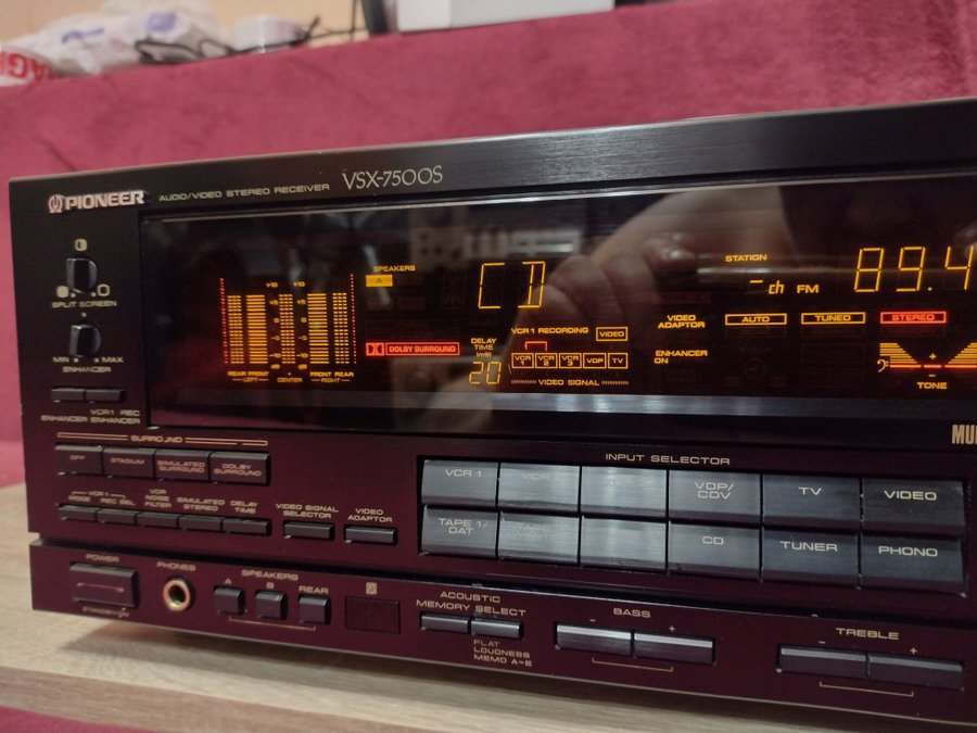 Pioneer VSX-7500S Audio Video Receiver 125 watts