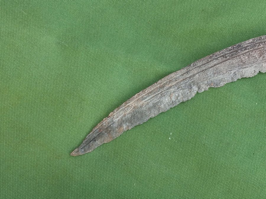 Medieval artifact sickle 15th century