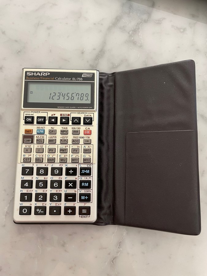Sharp EL-735 Business/Financial Calculator 10-DIGIT