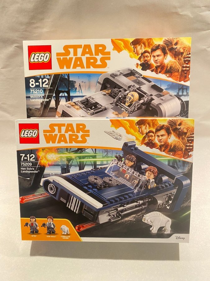 LEGO Star Wars 75210 Moloch's Landspeeder 75209 Han Solo's Landspeeder
