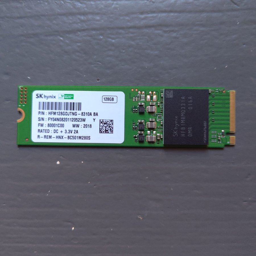 SK hynix 128GB NVMe SSD