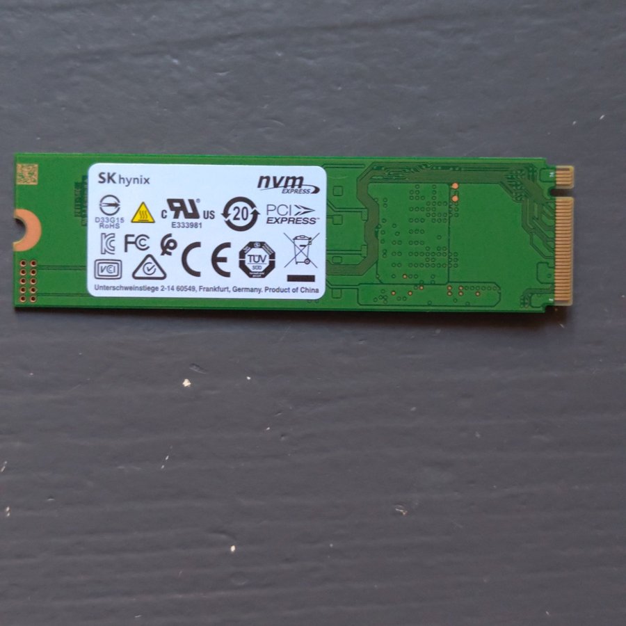 SK hynix 128GB NVMe SSD