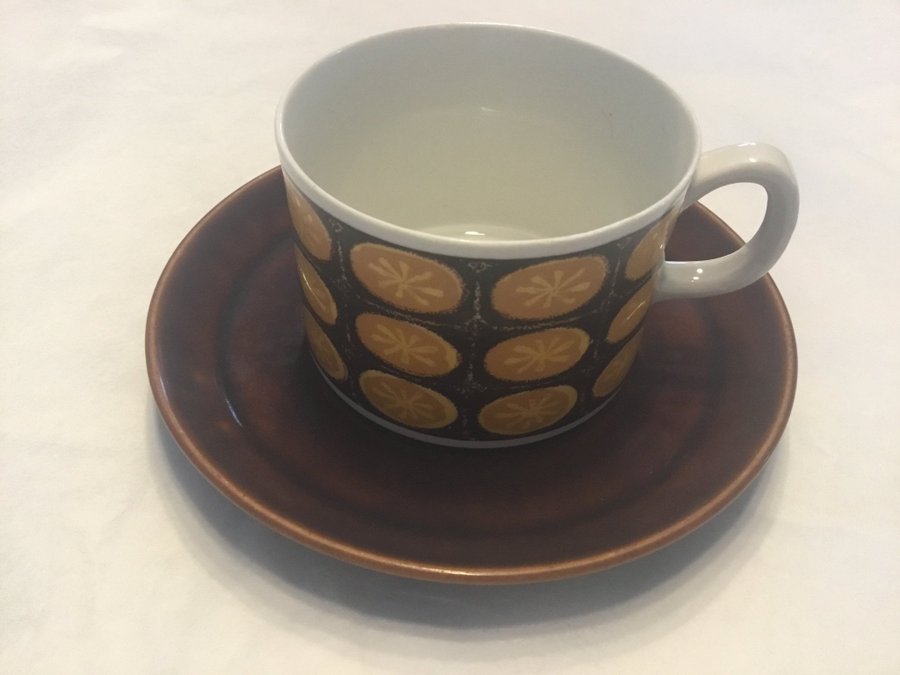 Lemon - Gefle - Helmer Ringström - Kaffekopp med kaffefat