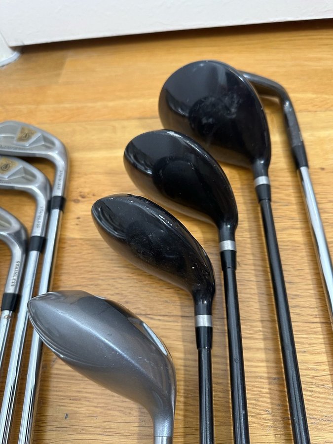 13St Golfklubbor True Temper XL Extreme Stål Järn Made in USA Spalding och mer