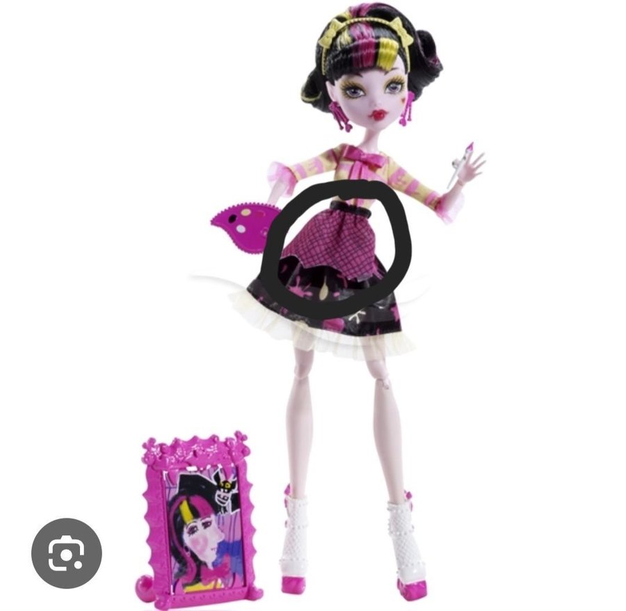 Monster High Tillbehör | Art Class Draculaura Förklädde