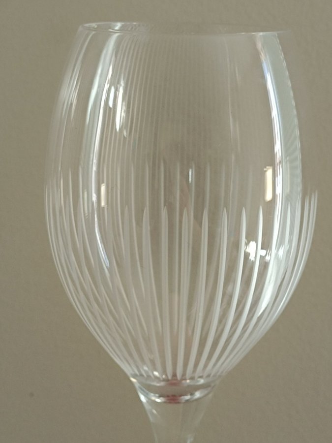 1 ST Villeroy  Boch Maxima Stripe Glas bordeaux Rödvinsglas