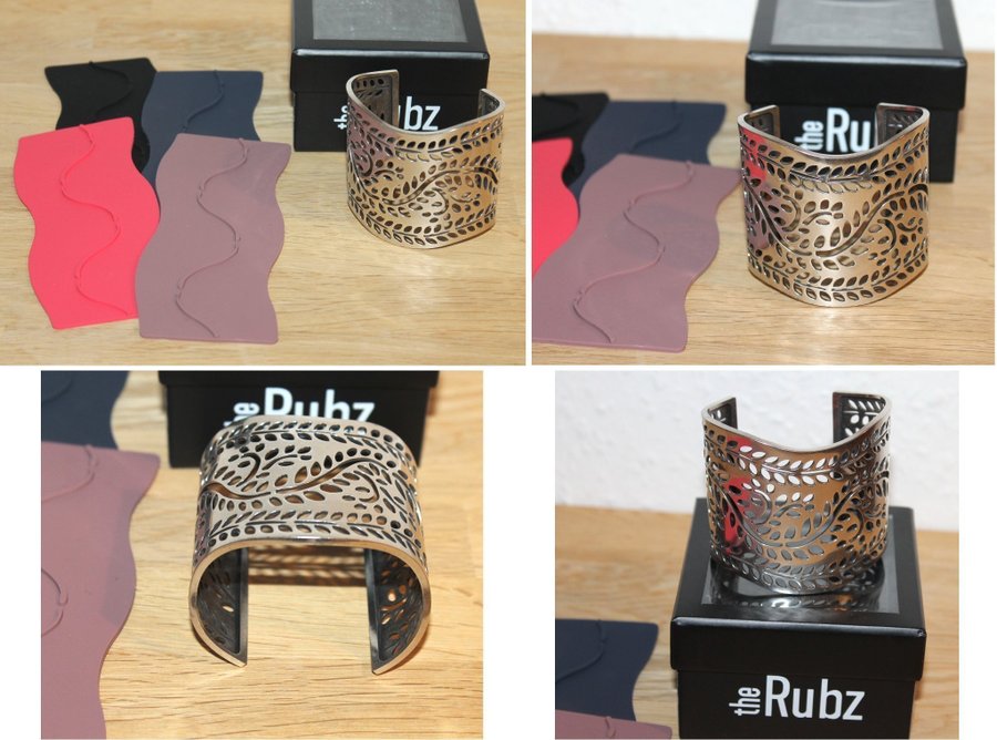 Trendigt The Rubz Weavy Leaf justerbart armring/bangle 55 cm Oanvänt