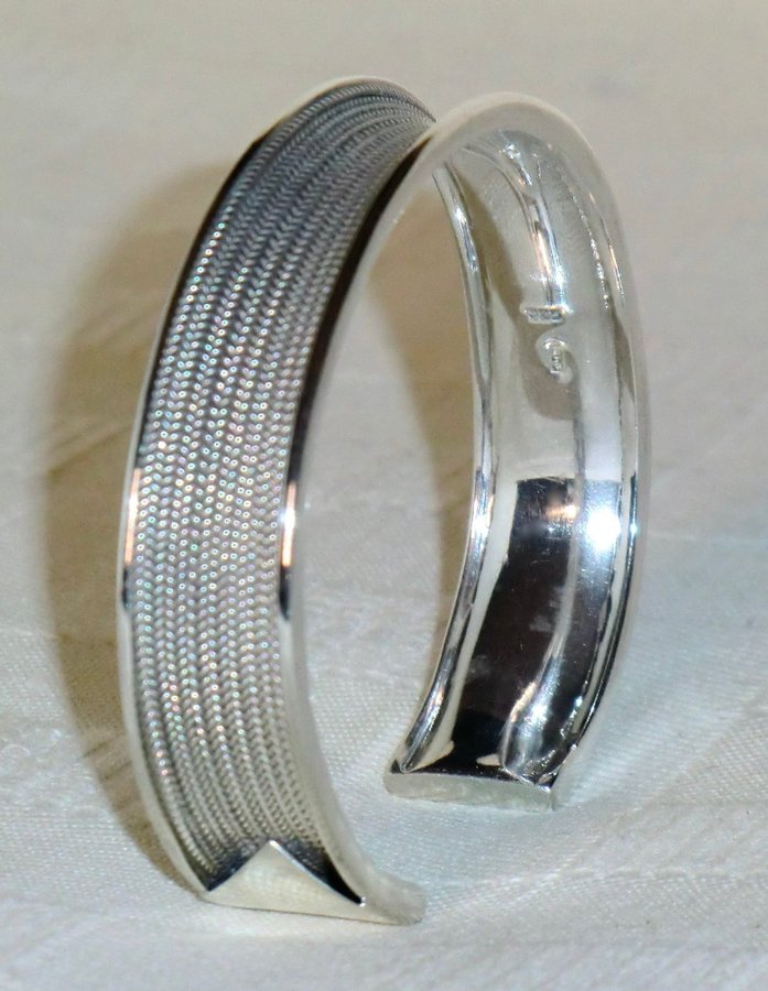 Super fin Kraftig Högkvalitets Sterling Silver 925 Armband