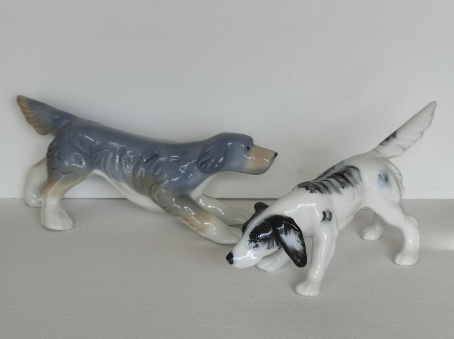 Vintage-porslin-figurin-hunden