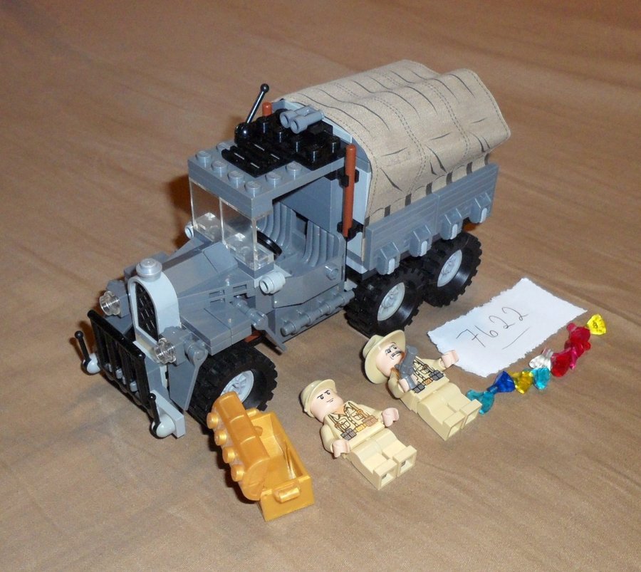 LEGO : Indiana Jones / Lastbil från: Race for the Stolen Treasure Set 7622