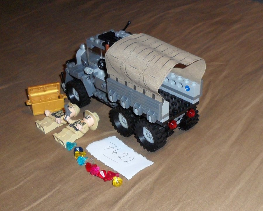 LEGO : Indiana Jones / Lastbil från: Race for the Stolen Treasure Set 7622