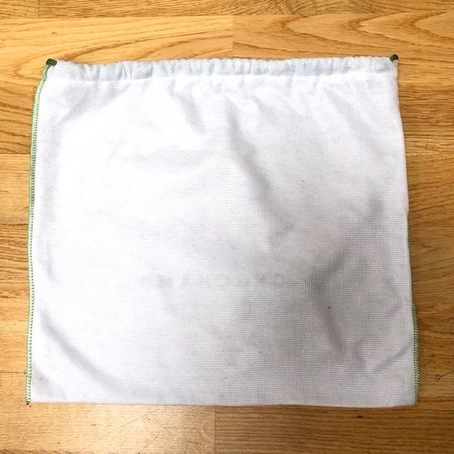 LONGCHAMP vintage white drawstring dust bag
