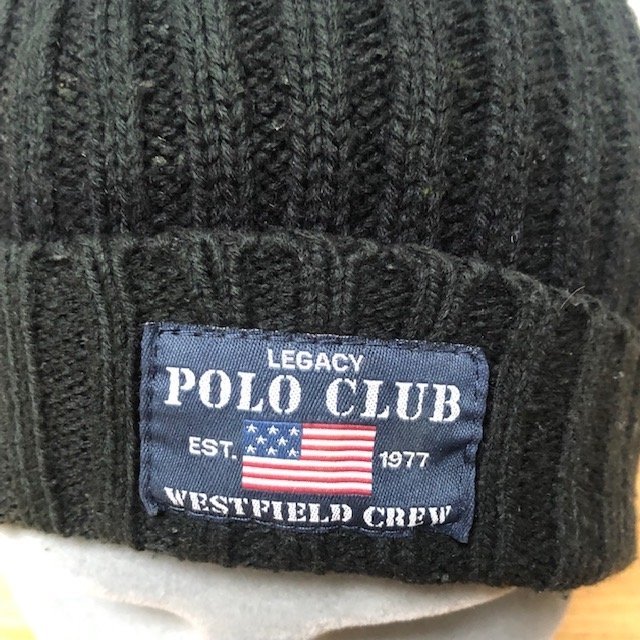 LEGACY POLO CLUB DARK GREEN KNITTED MEN'S HAT SIZE SMALL