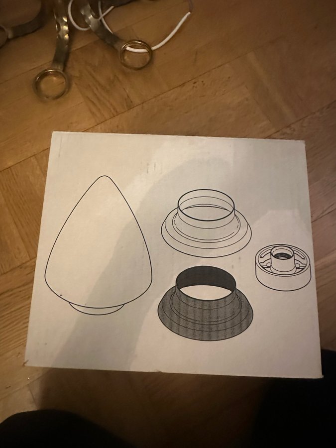 Sällsynt retro vintage IKEA KLYS badrumslampa ägg lampa design khagberg/m