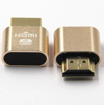 5st HDMI 4k "dummy" för Nvidia RTX 3060 GPU 50MHZ ***SNABB FRAKT!***