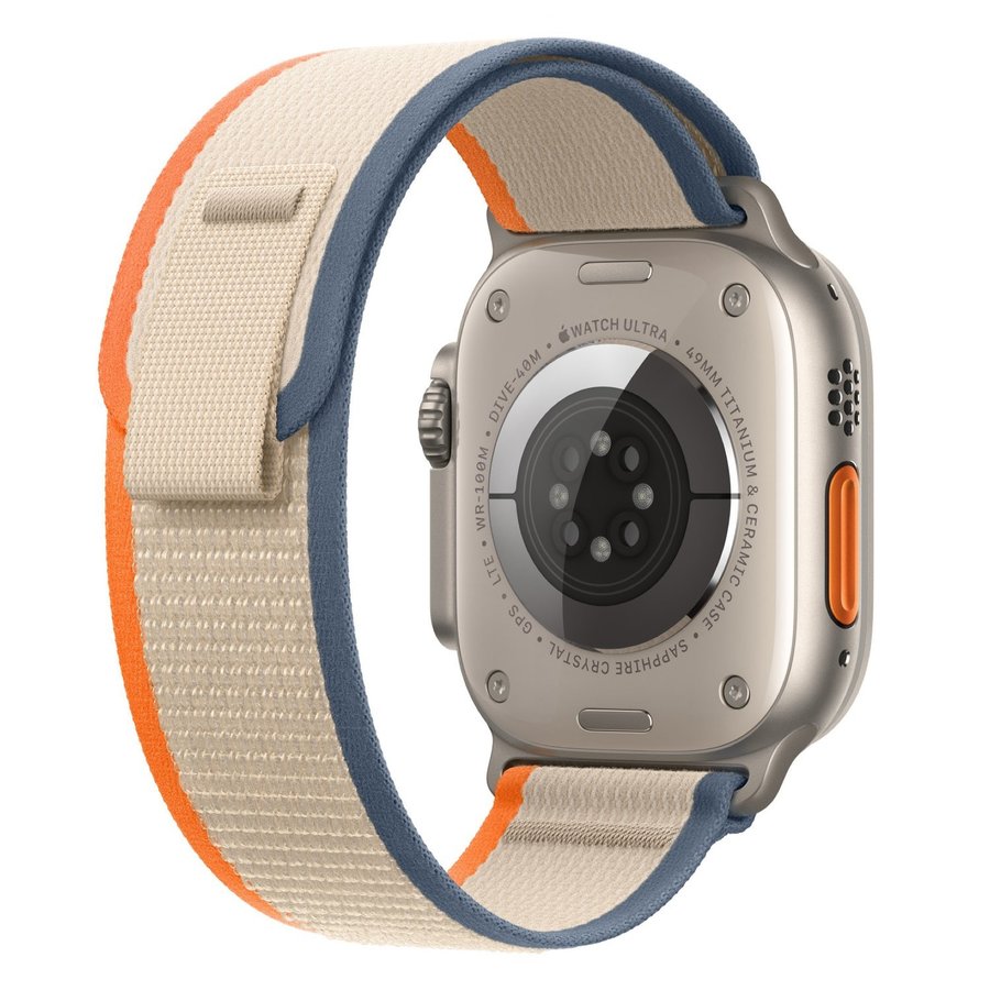 Trail Loop 38/40/41mm Apple Watch Armband - ORANGE / BEIGE