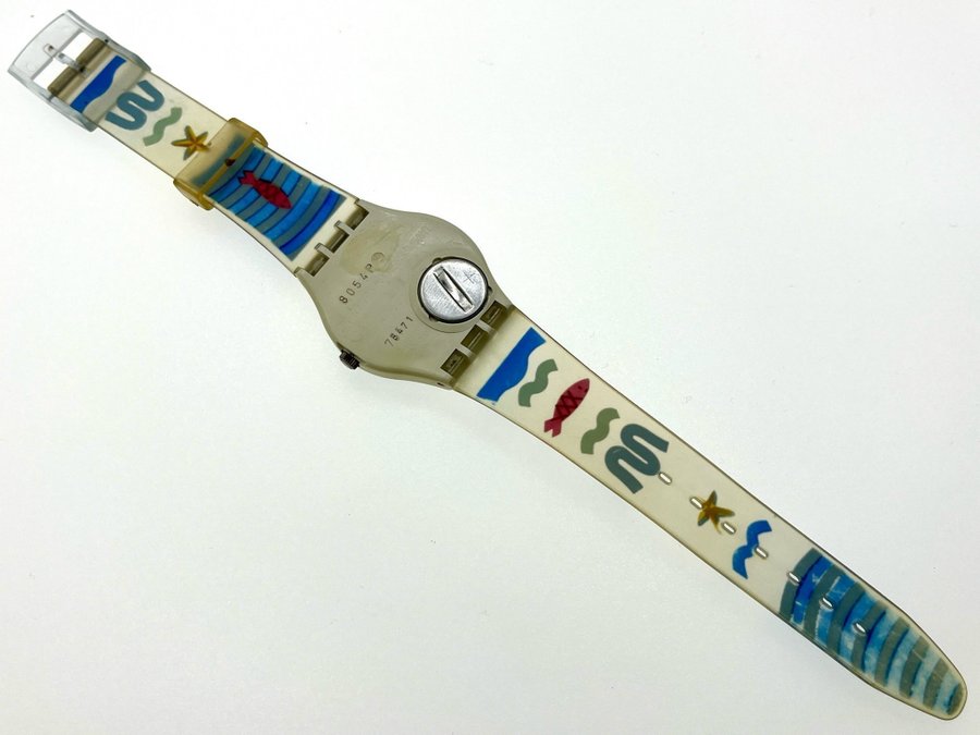 Vintage Swatch GW110 White Knight AG 1987