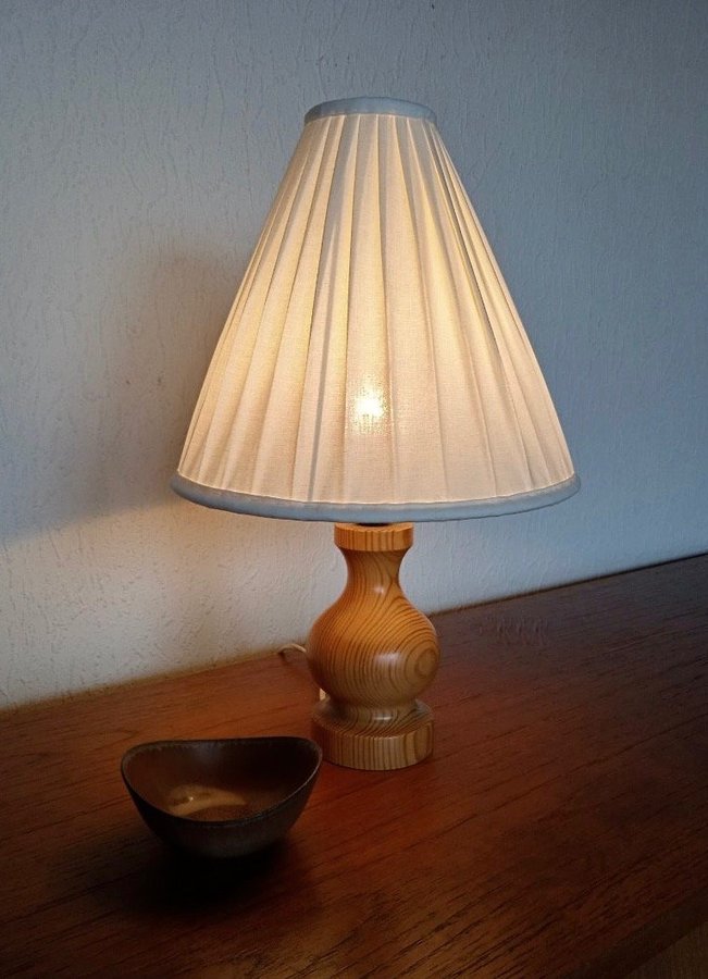 Vintage Lampa - Swedish Modern Furu Sportstuga 50 60 70 Tal Retro Design