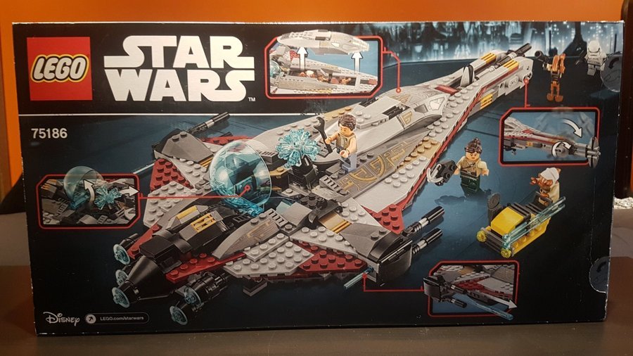 LEGO Star Wars "75186 -The Arrowhead" (NY  OÖPPNAD)