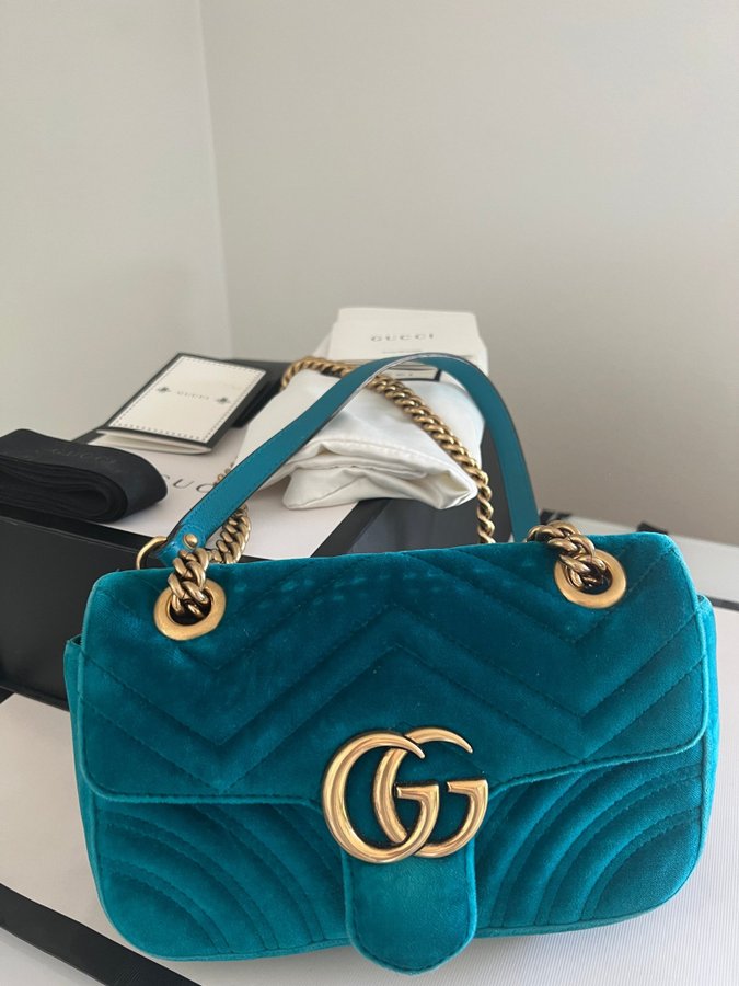 Gucci Marmont velvet crossbody bag