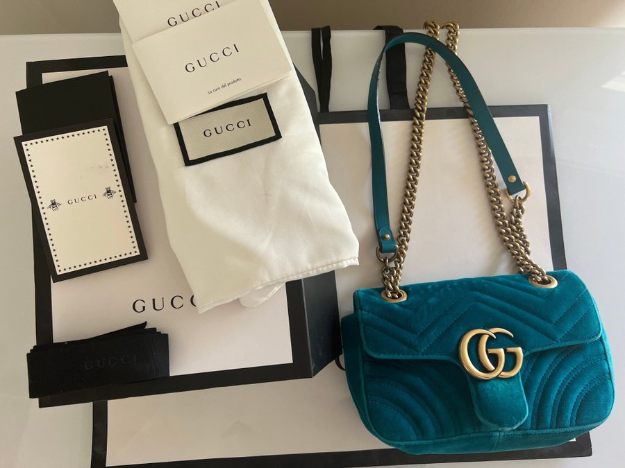 Gucci Marmont velvet crossbody bag