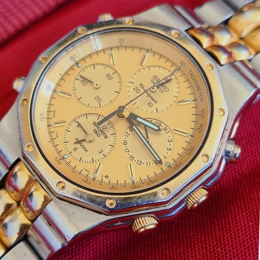 SEIKO CHRONOGRAPH 7T34-7A0L R ALARM