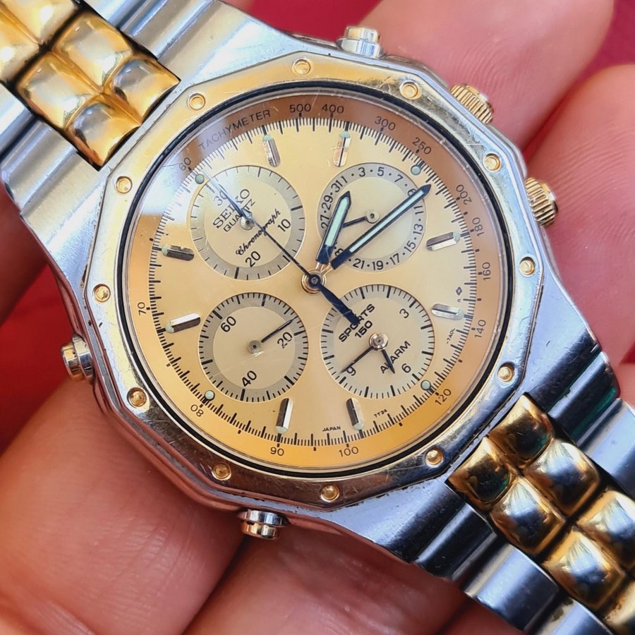 SEIKO CHRONOGRAPH 7T34-7A0L R ALARM