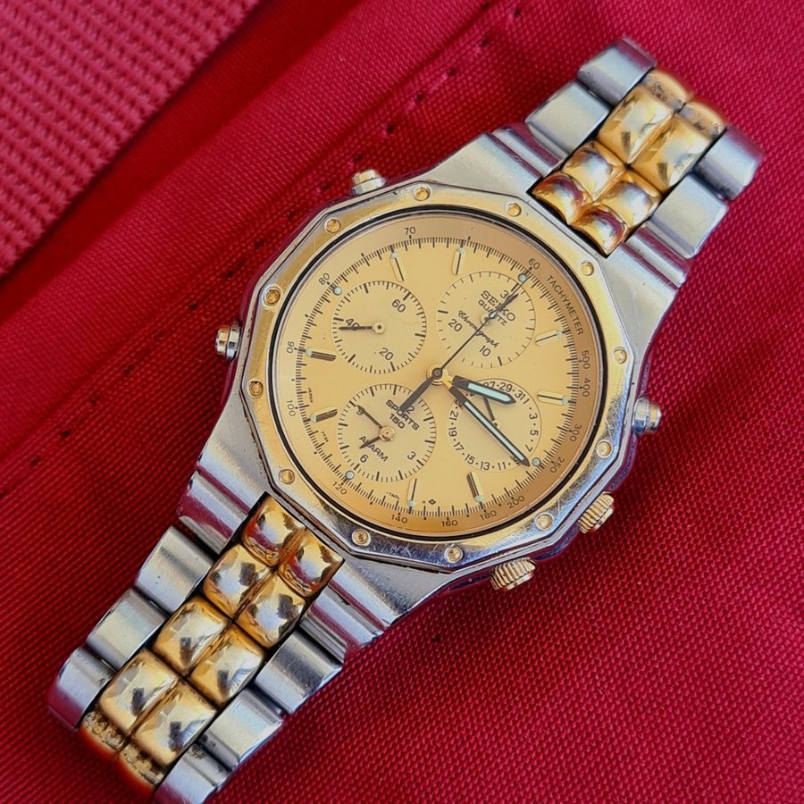 SEIKO CHRONOGRAPH 7T34-7A0L R ALARM