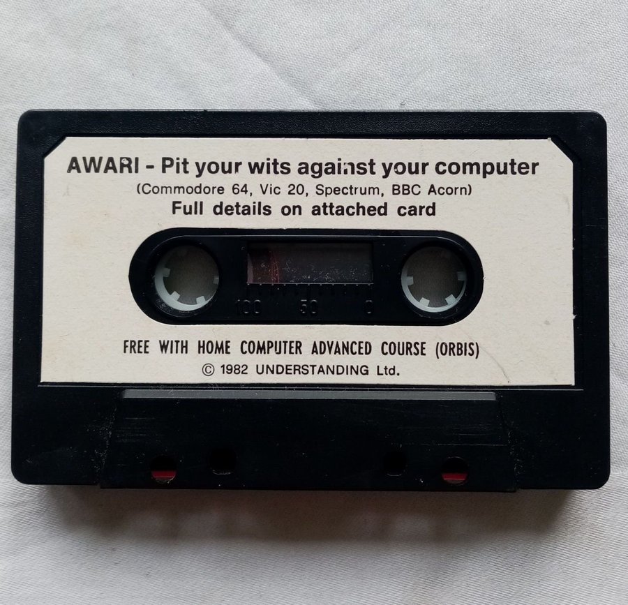 AWARI (Orbis) - Commodore 64 VIC 20 Spectrum  BBC Acorn - Lös Tape