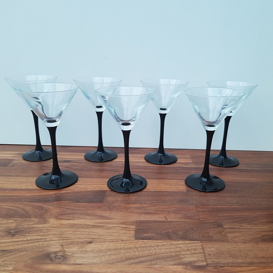 Luminarc Domino Martini cocktail glasses