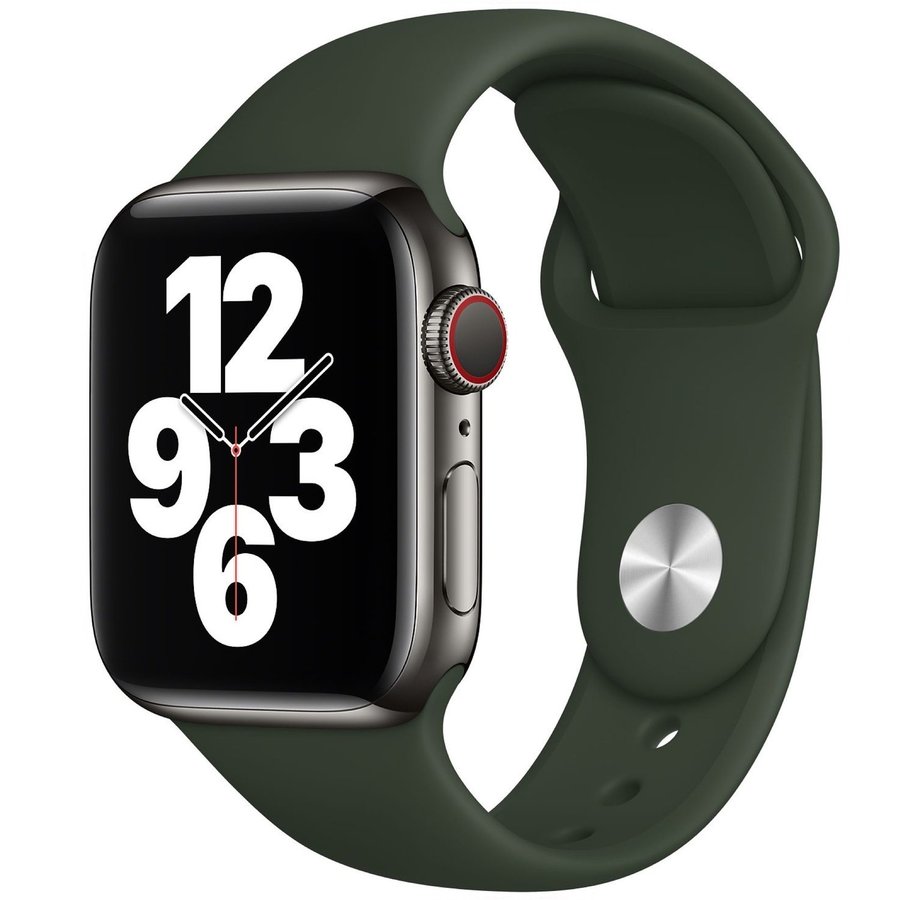 Silicone Band 42/44/45/49mm (M/L) Apple Watch Armband - CYPRUS GREEN
