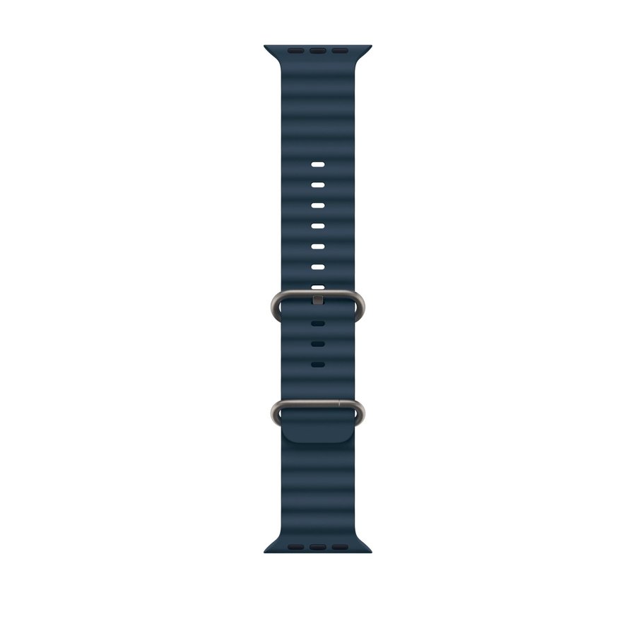 Havsband 42/44/45/49mm Apple Watch Armband - MÖRKBLÅ