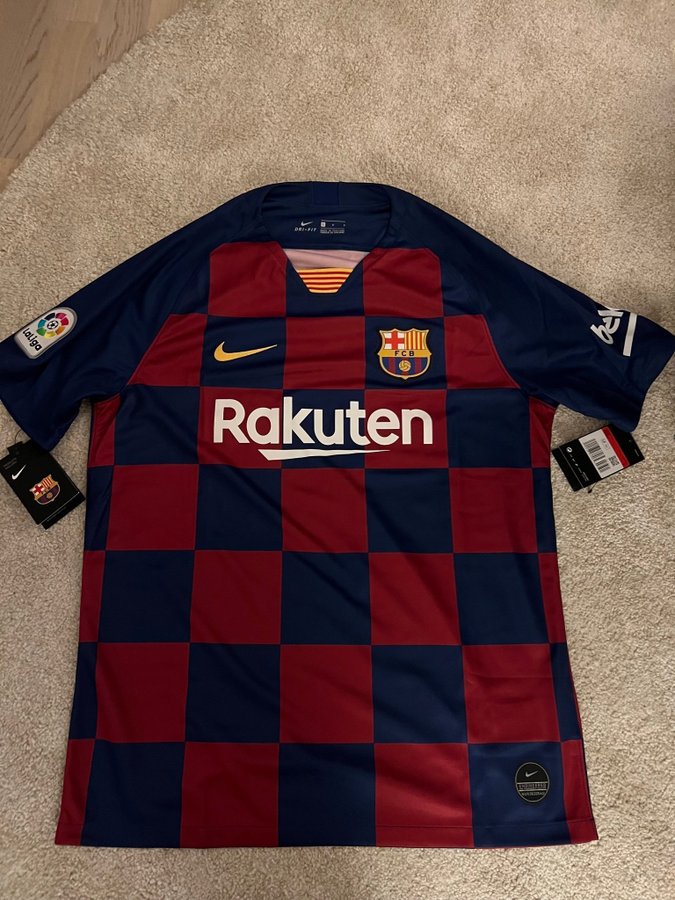 Ny Äkta Officiell FC Barcelona Nike Matchtröja Fotbollströja