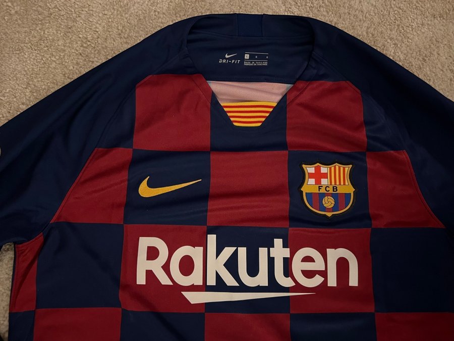 Ny Äkta Officiell FC Barcelona Nike Matchtröja Fotbollströja