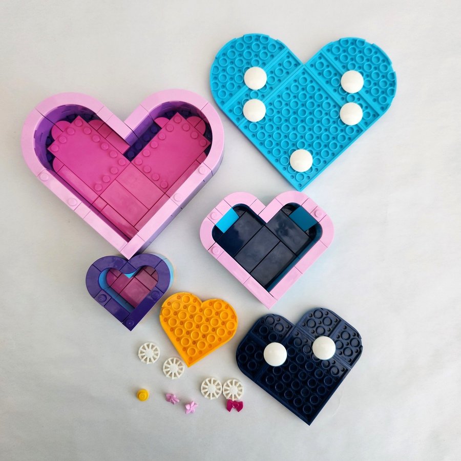 LEGO Friends Heart Boxes (Lot of 3)