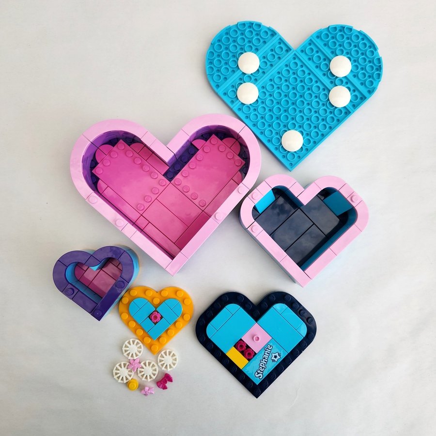 LEGO Friends Heart Boxes (Lot of 3)