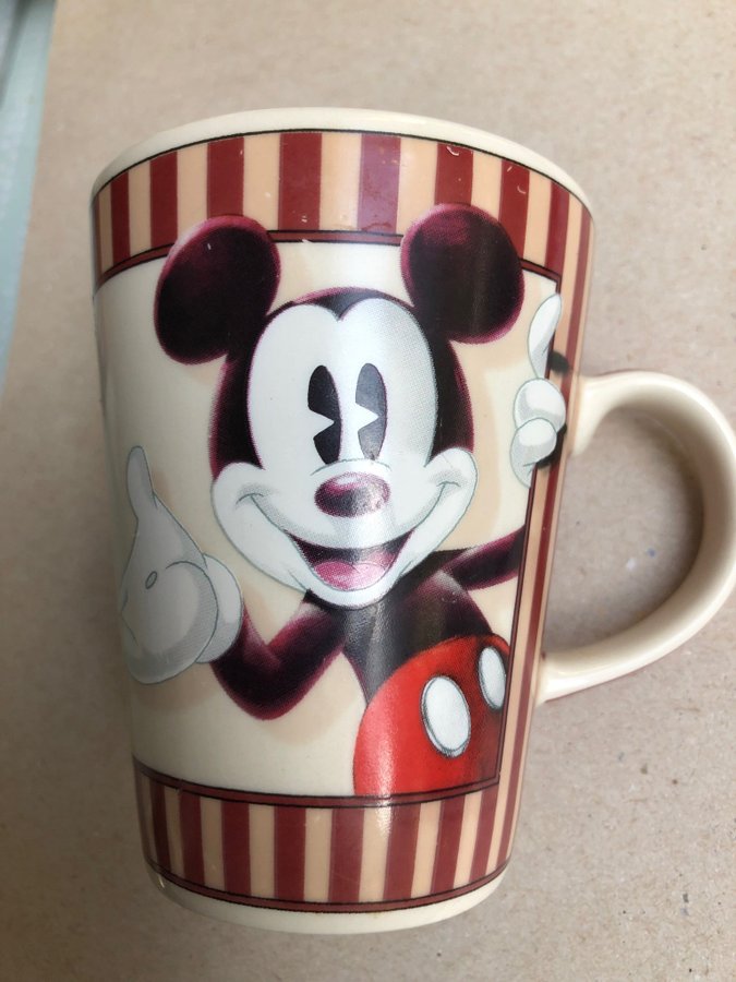 Musse pigg kopp från JIE (Stefan Lindahl signerad) - Disney Mickey Mouse mugg