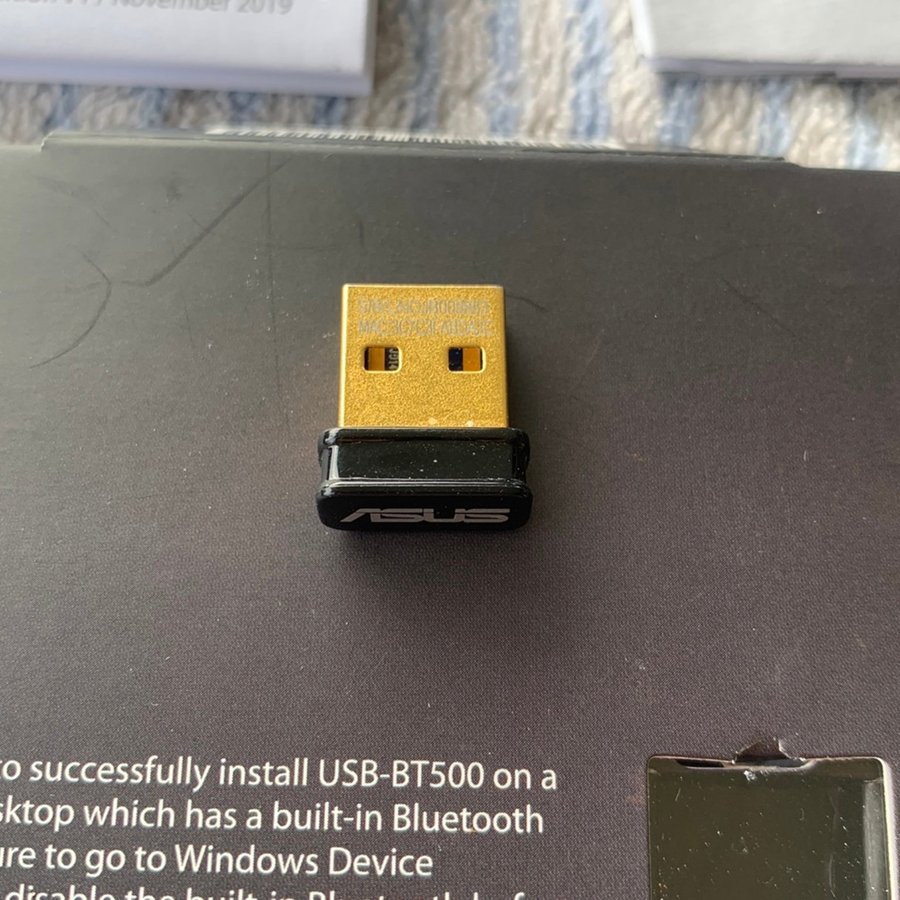 Asus Bluetooth 50 till USB adapter USB-BT500 Helt ny